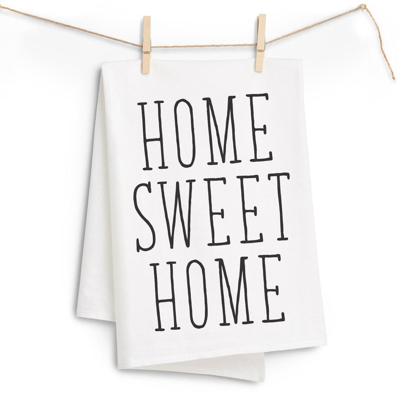 "Home Sweet Home" Tea Towel- Housewarming Gift Towel