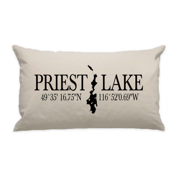 10"x18" Natural Cotton Canvas Decorative Pillow Case