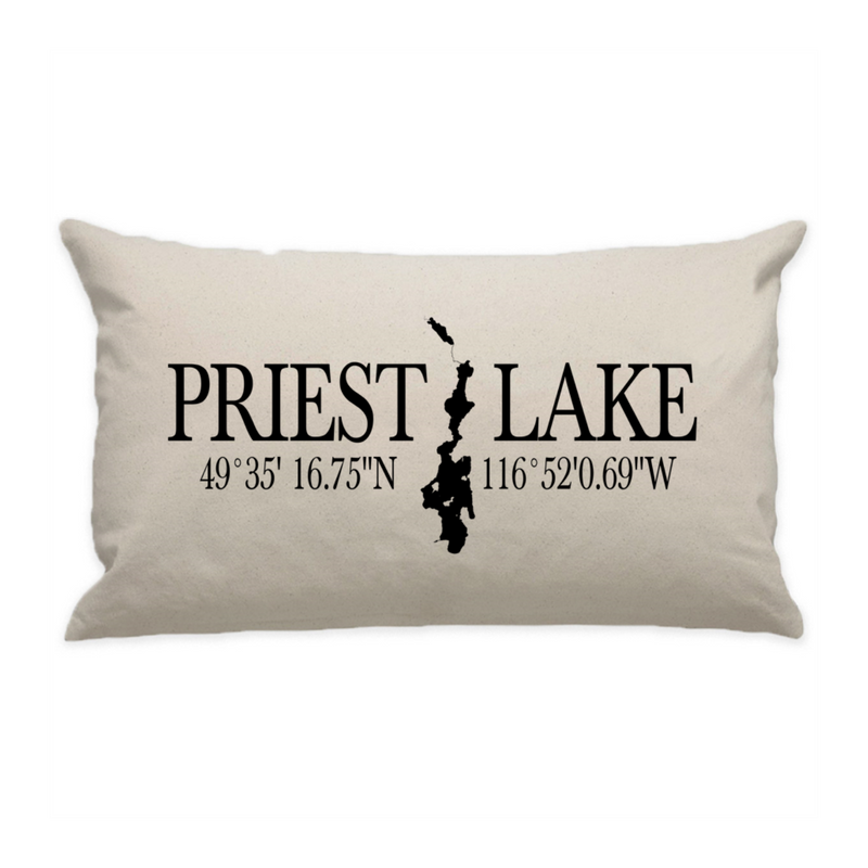 10"x18" Natural Cotton Canvas Decorative Pillow Case