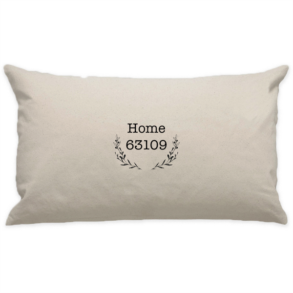 10"x18" Natural Cotton Canvas Decorative Pillow Case