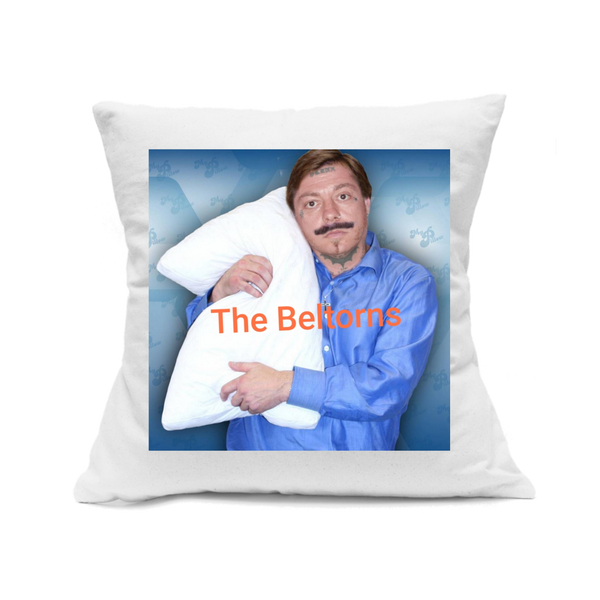 Custom Printed White Canvas Pillowcase with Zipper 18"x18"