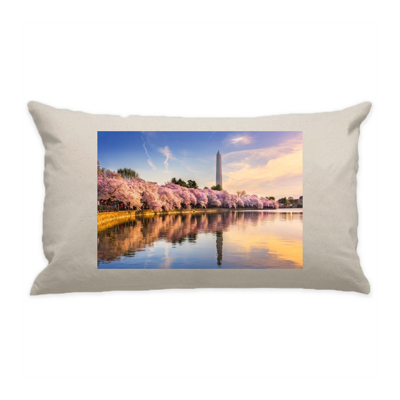 10"x18" Natural Cotton Canvas Decorative Pillow Case