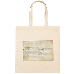 Personalized Square Canvas Tote Bag
