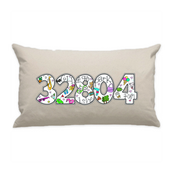 10"x18" Natural Cotton Canvas Decorative Pillow Case