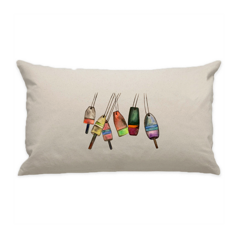 10"x18" Natural Cotton Canvas Decorative Pillow Case