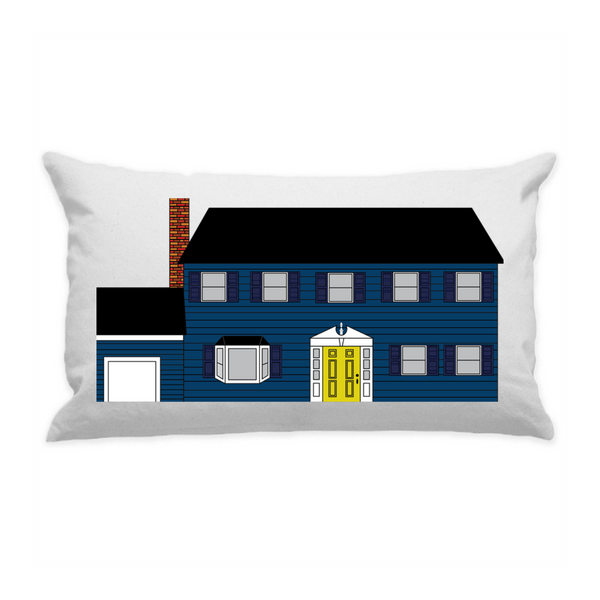 10"x18" White Cotton Canvas Decorative Pillow Case