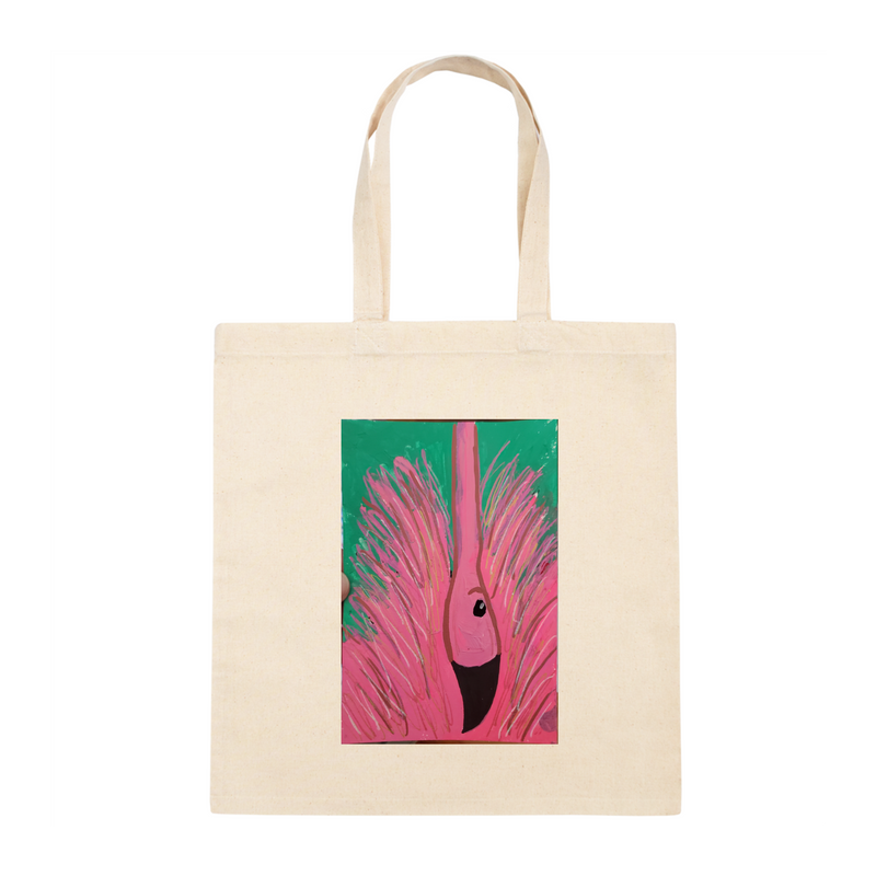 Personalized Square Canvas Tote Bag
