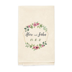 Personalized Natural Flour Sack Tea Towel