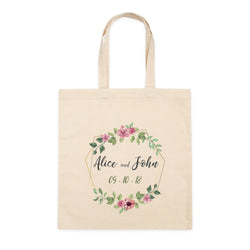 Personalized Simple Canvas Tote Bag