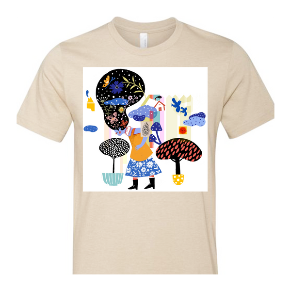 Custom Printed Bella Canvas Unisex Heather Tee Shirt