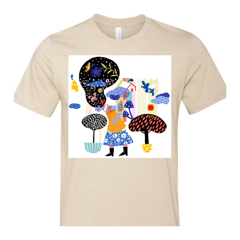 Custom Printed Bella Canvas Unisex Heather Tee Shirt
