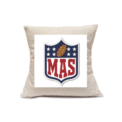 Custom Printed Natural Canvas Pillowcase with Zipper 18"x18"