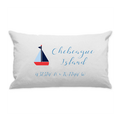 10"x18" White Cotton Canvas Decorative Pillow Case