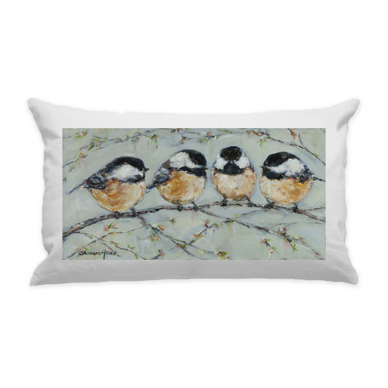 10"x18" White Cotton Canvas Decorative Pillow Case