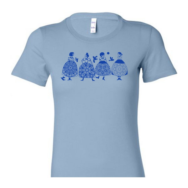 Custom Printed Bella Canvas Women's Fitted Tee Shirt