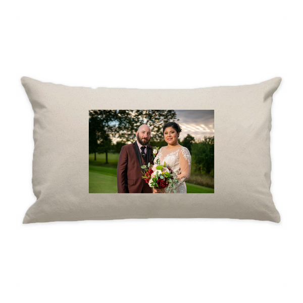 10"x18" Natural Cotton Canvas Decorative Pillow Case