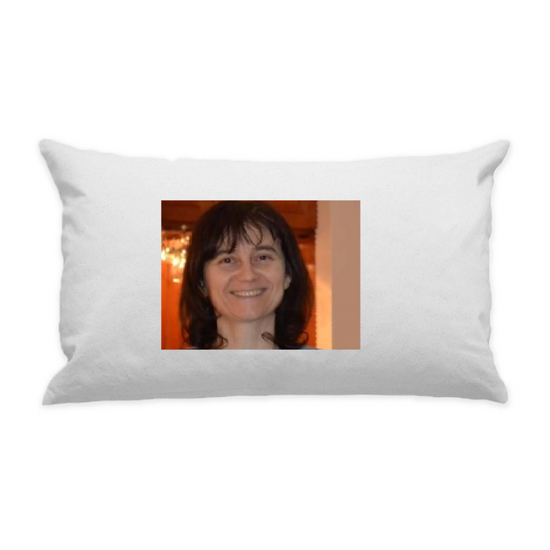 10"x18" White Cotton Canvas Decorative Pillow Case