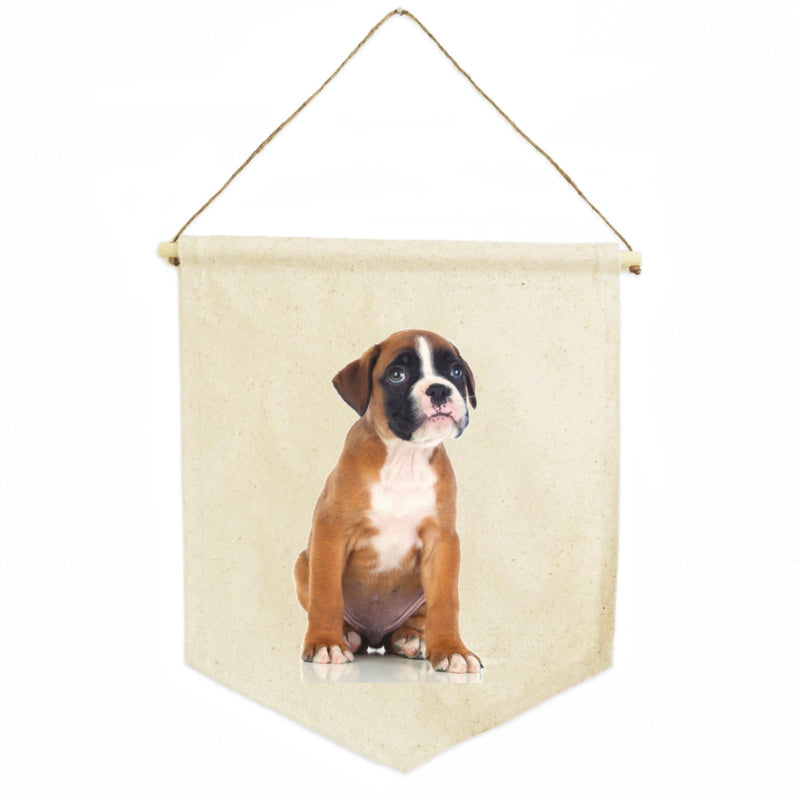 Personalized Natural Cotton Shield Banner