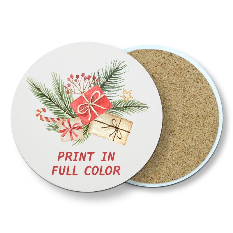 Personalized Absorbent Round Ceramic Stone Coaster